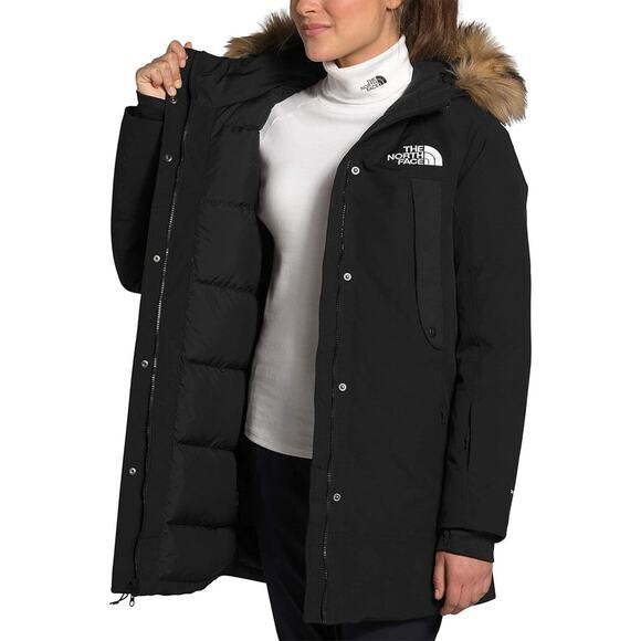 NEW The North Face Outerboroughs Parka Jacket Women 3XL Black NF0A4R3JJK3 - Picture 4 of 12